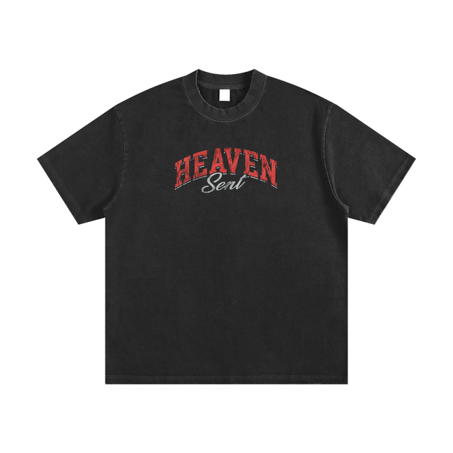 Heaven Sent Heavyweight Frayed T-Shirt